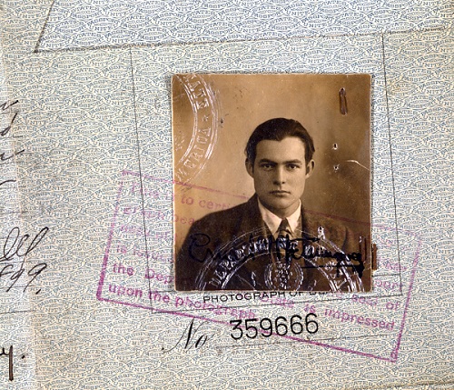 Pasaporte de Hemingway, 1923