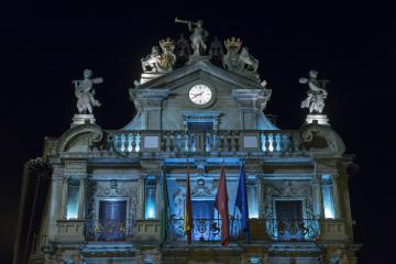 Iluminación azul